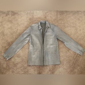Made in Japan genuine leather shirt jacket